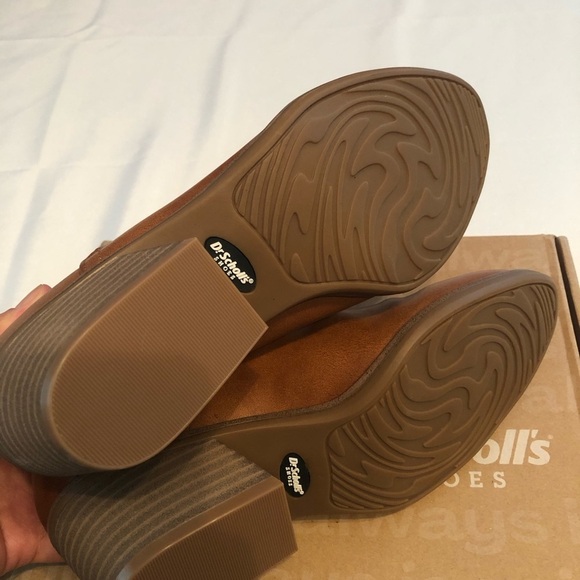 Dr. Scholl's Women Lucille brown block Heel Ankle western bootie slip on 6.5 M - Picture 7 of 9